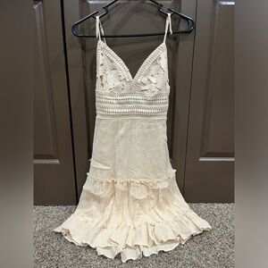 Women’s cream dress